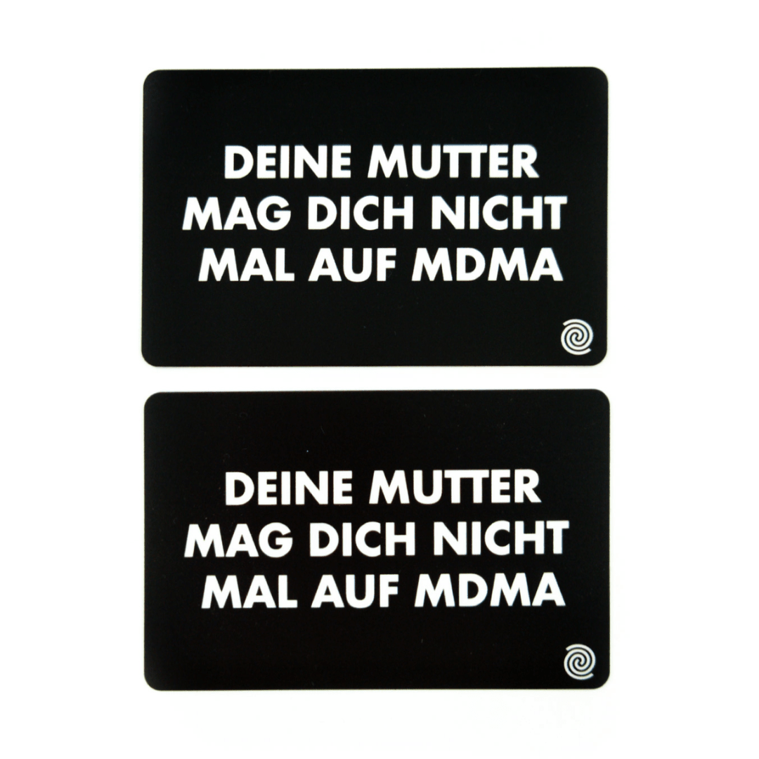 Deine Mutter - Hackkarte 2er Set - FestivalStuff