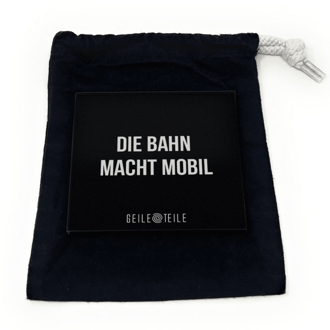 Die Bahn - Echtglas Ziehunterlage - FestivalStuff