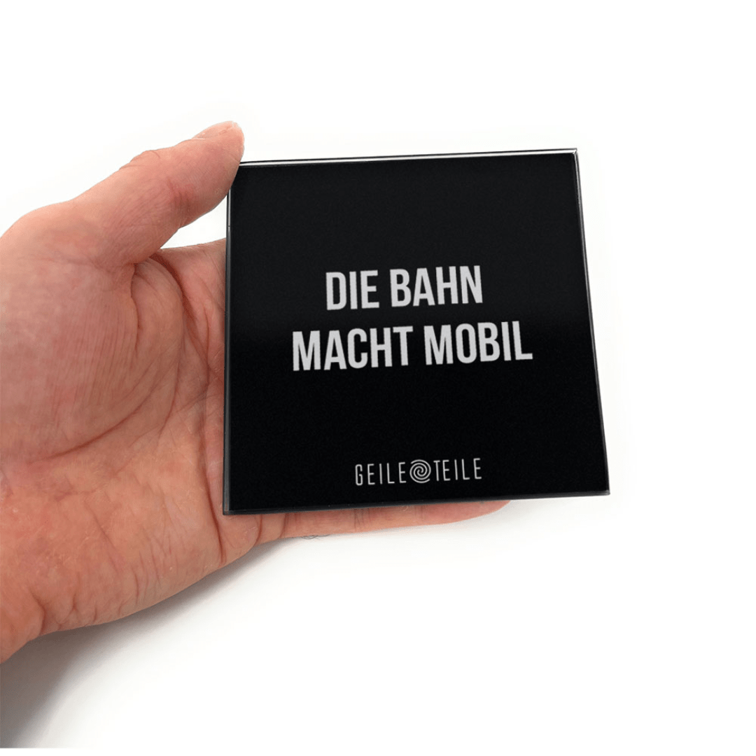 Die Bahn - Echtglas Ziehunterlage - FestivalStuff