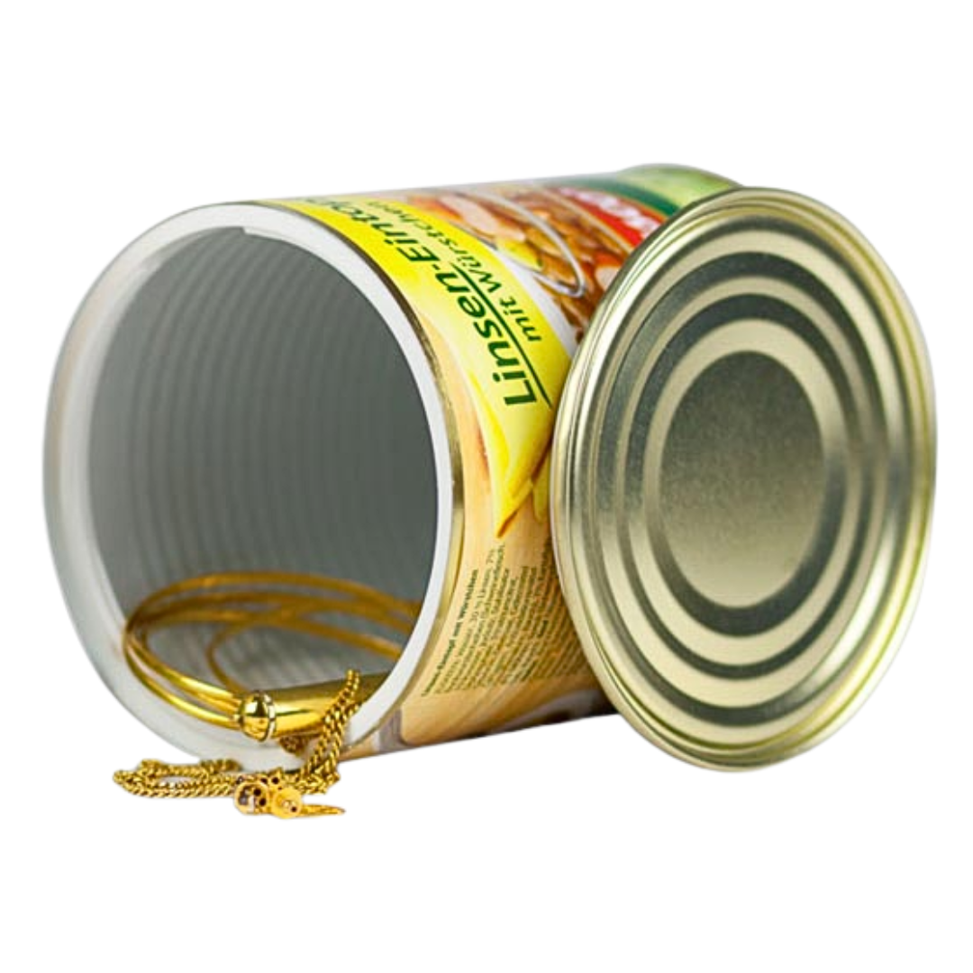 Dosensafe Linsen - Eintopf mit Würstchen - FestivalStuff