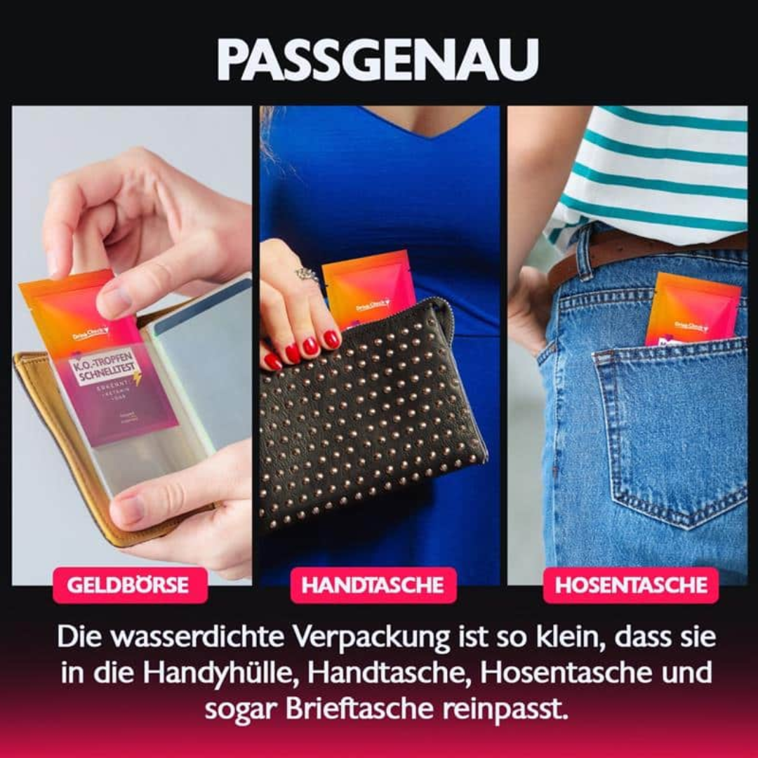 DrinkCheck K.O. Tropfen Schnelltest - FestivalStuff