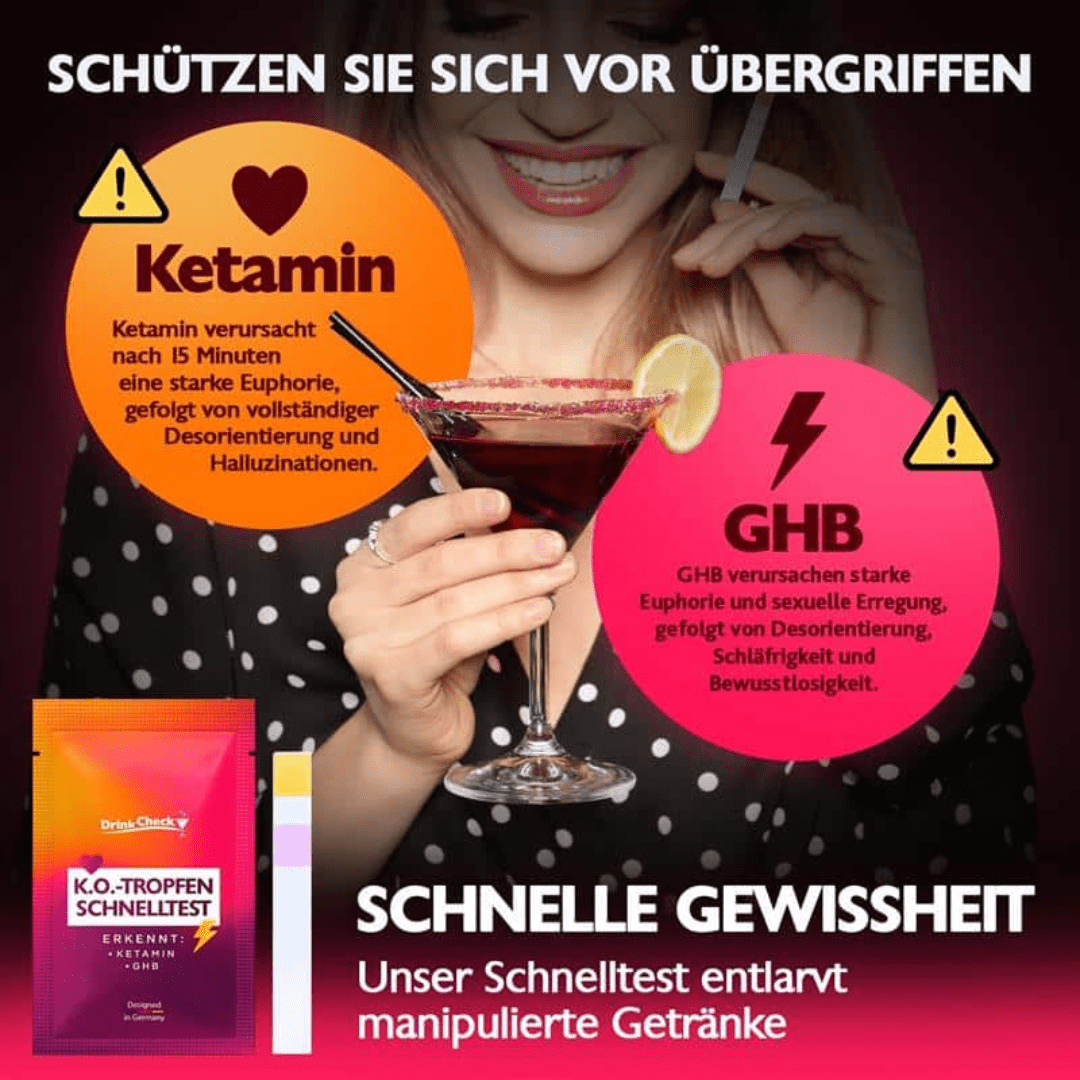 DrinkCheck K.O. Tropfen Schnelltest - FestivalStuff