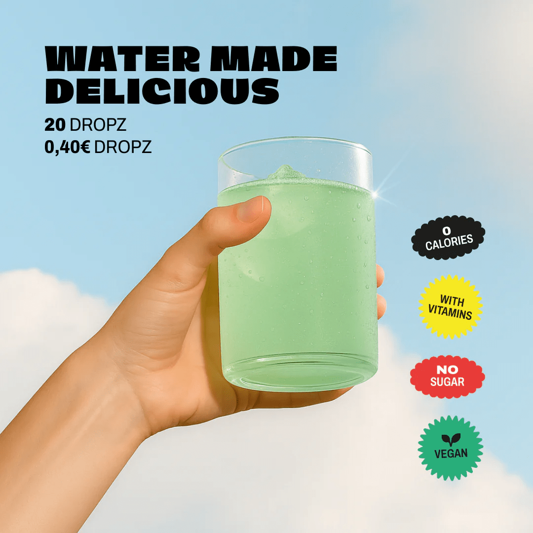 dropz Ice Tea Minze - FestivalStuff