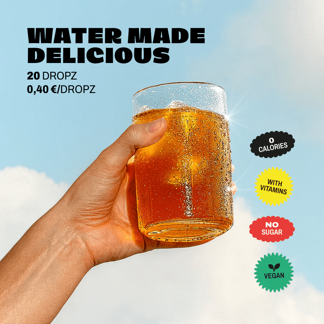 dropz Ice Tea Pfirsich - FestivalStuff