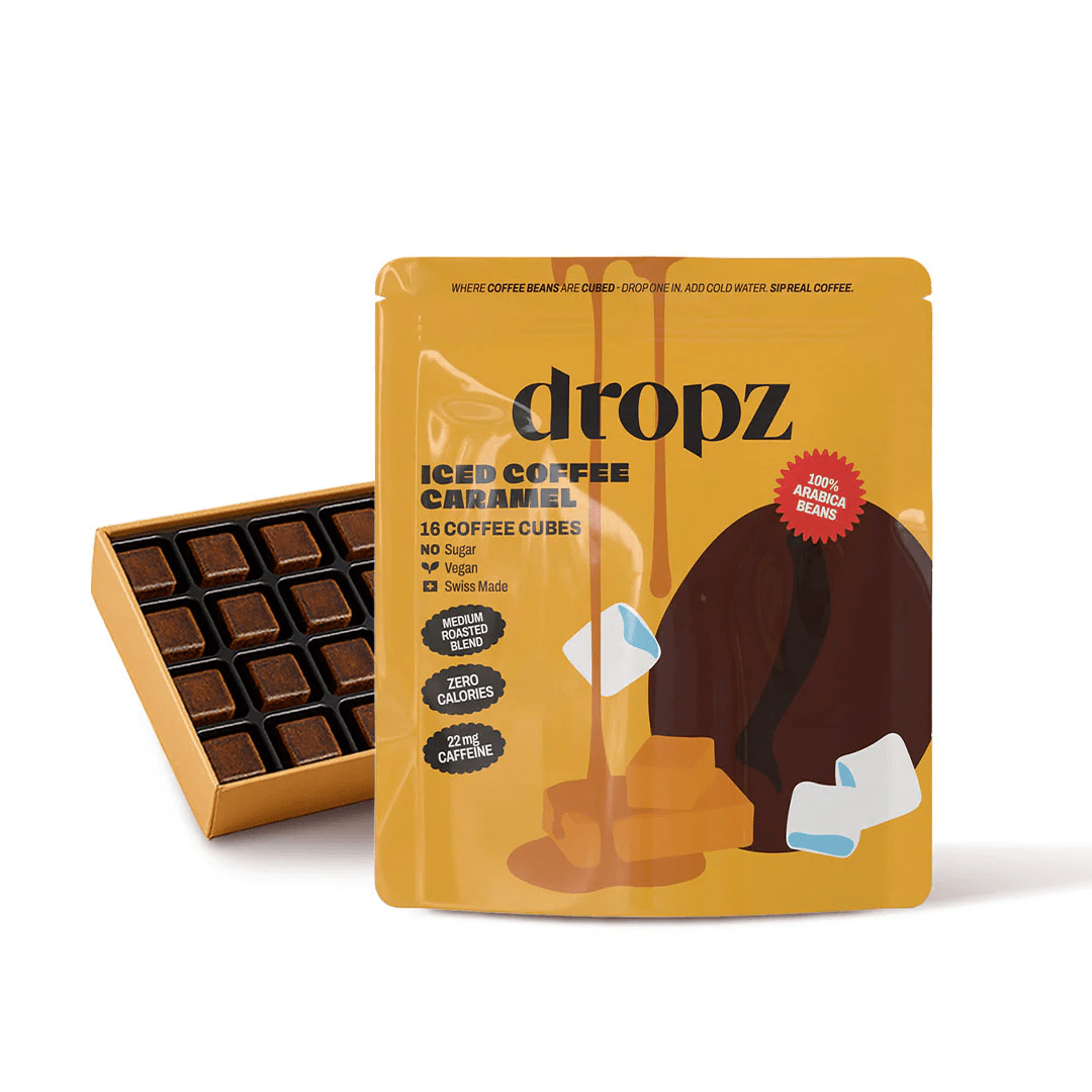 dropz Iced Coffee Cubes Caramel - FestivalStuff