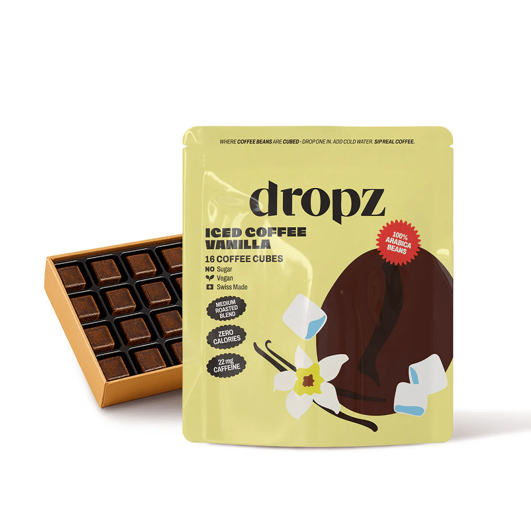 dropz Iced Coffee Cubes Vanilla - FestivalStuff