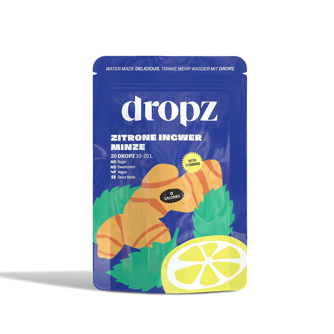 dropz Zitrone Ingwer Minze - FestivalStuff