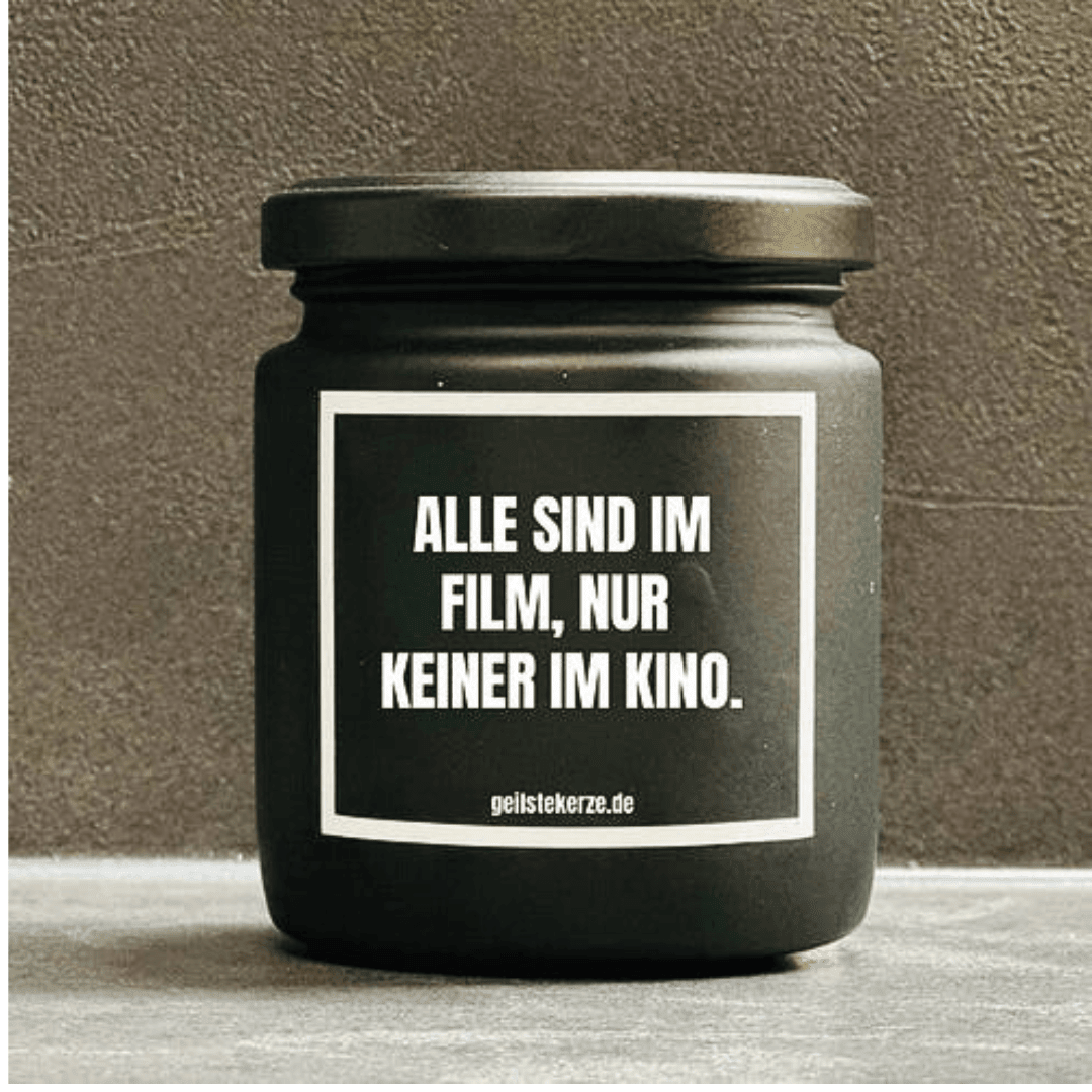 Duftkerze | ALLE SIND IM FILM, NUR KEINER IM KINO. - FestivalStuff