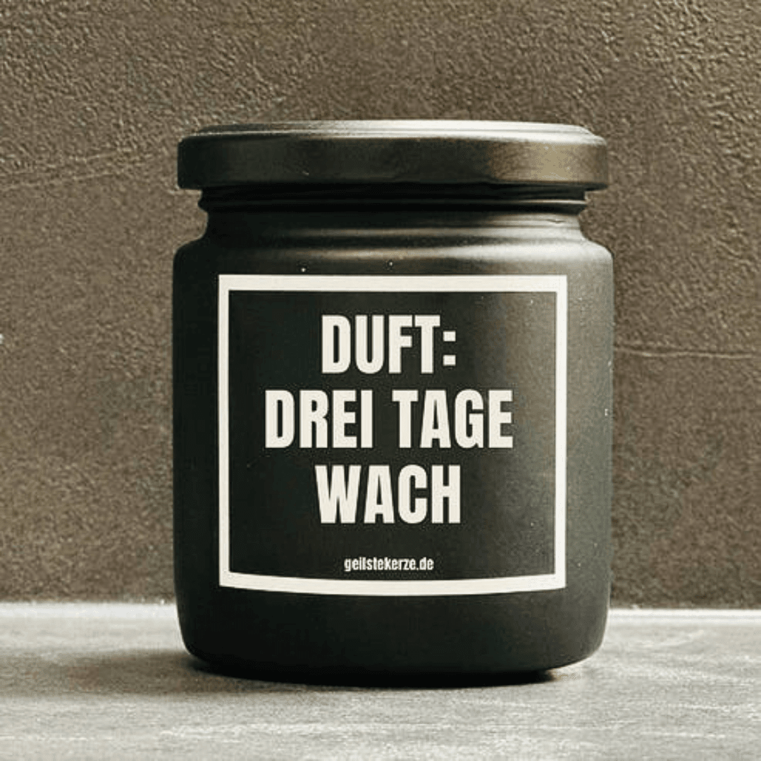 Duftkerze | DUFT: DREI TAGE WACH - FestivalStuff