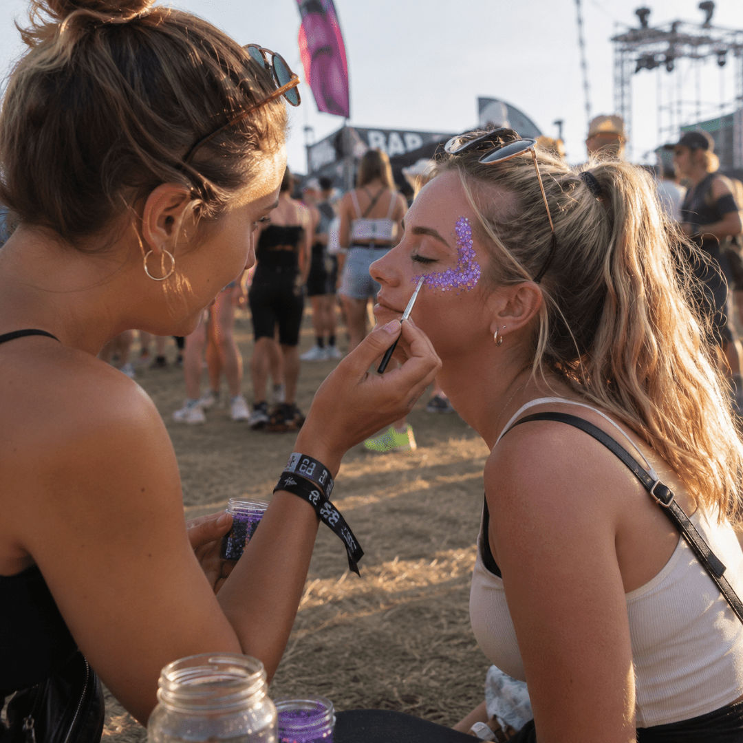 Eco Bio Glitzer Flieder - FestivalStuff