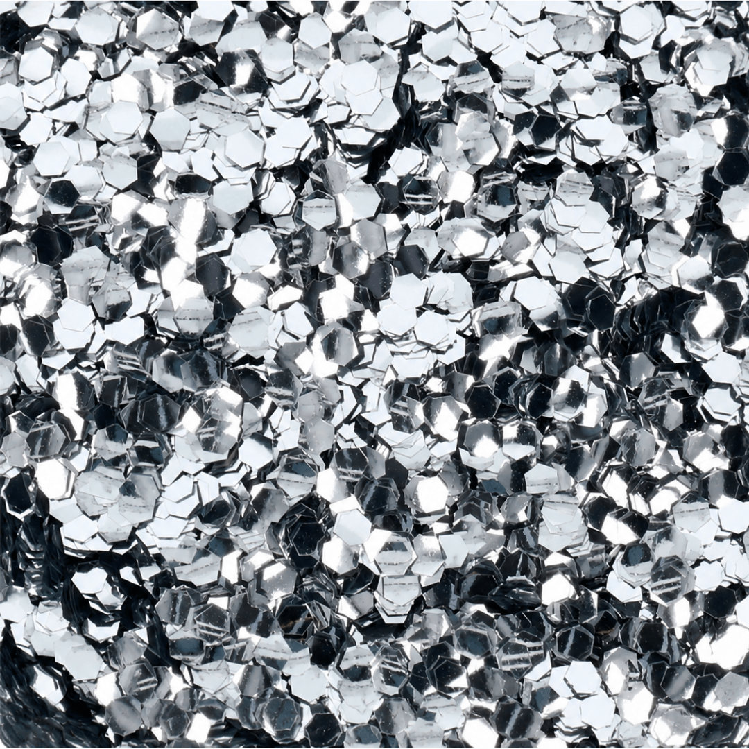 Eco Bio Glitzer Silber - FestivalStuff