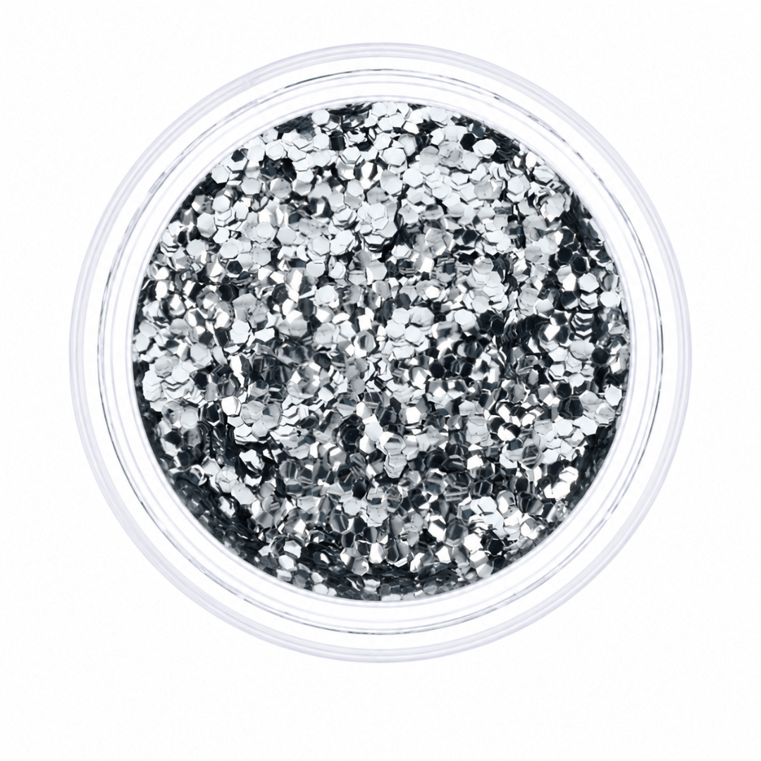 Eco Bio Glitzer Silber - FestivalStuff