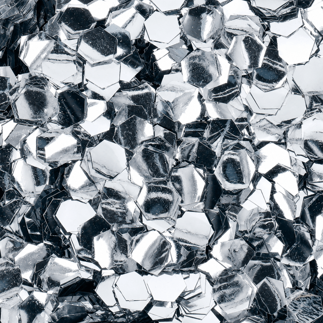 Eco Bio Glitzer Silber - FestivalStuff
