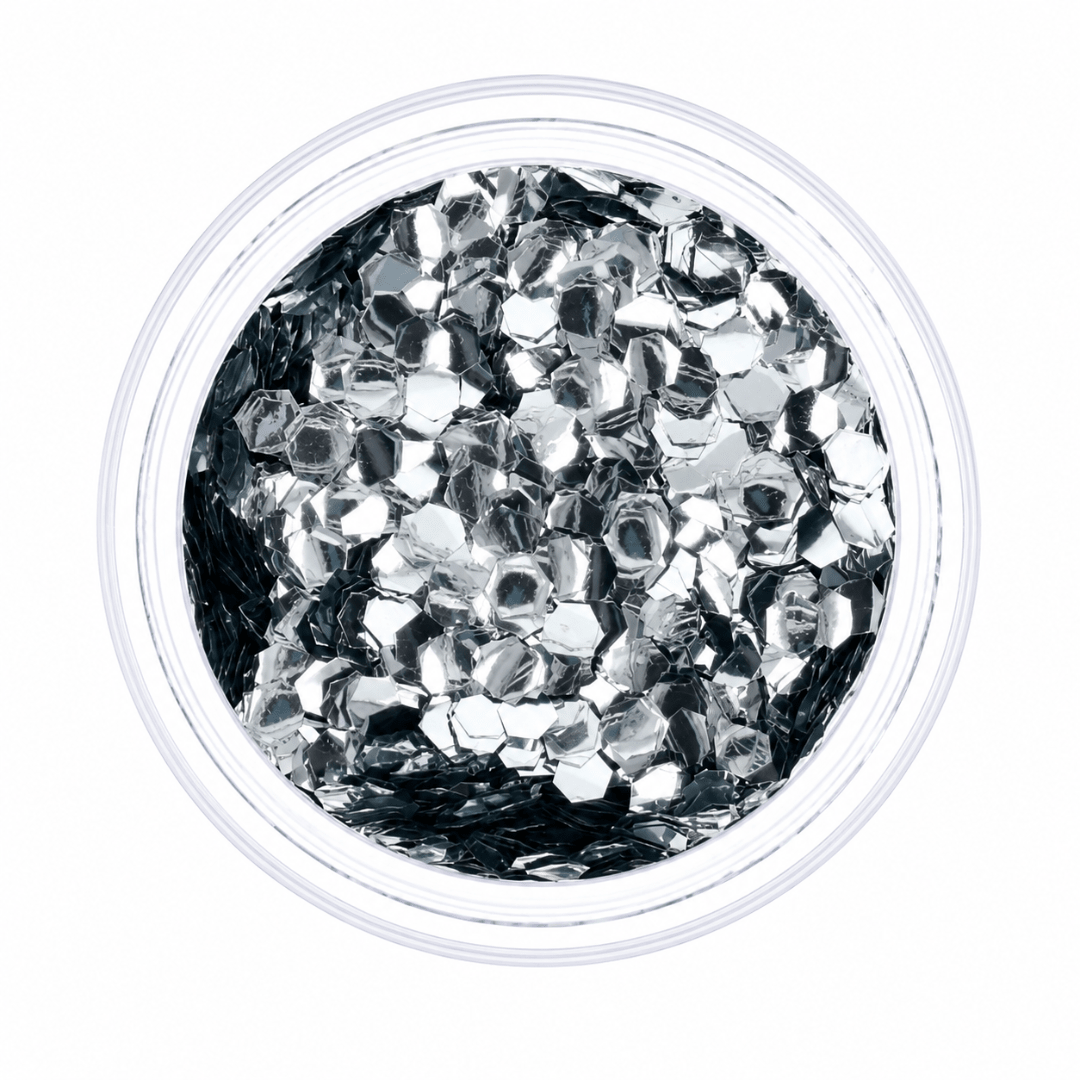 Eco Bio Glitzer Silber - FestivalStuff