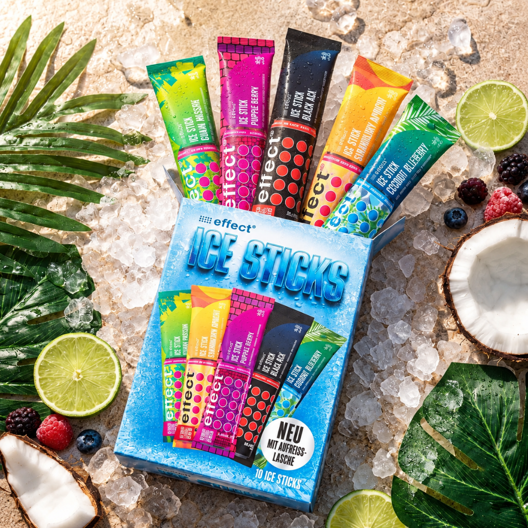 effect® ICE STICKS 10er Pack Energy Wassereis - FestivalStuff