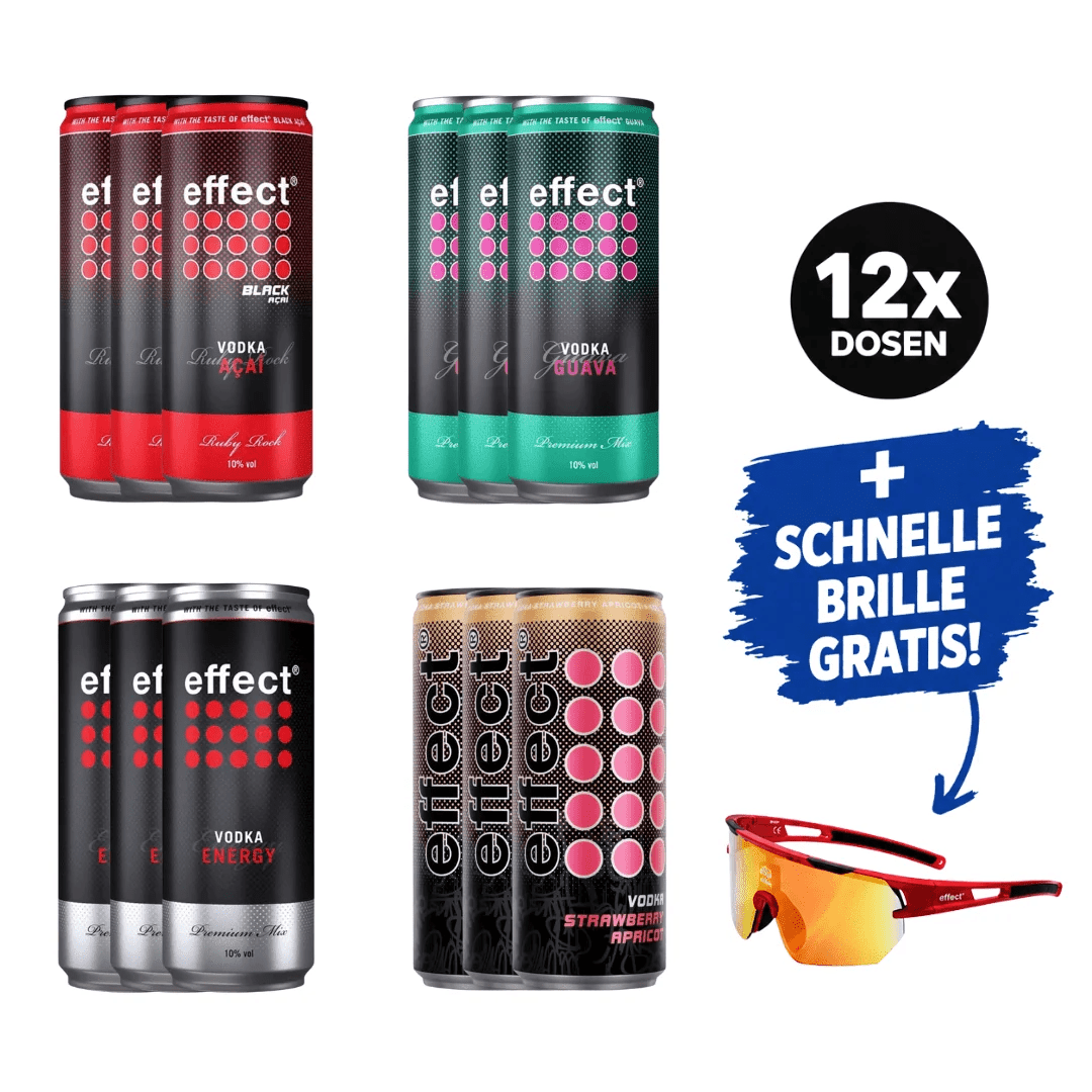 effect® RTD Mix Bundle mit Schneller Brille - FestivalStuff