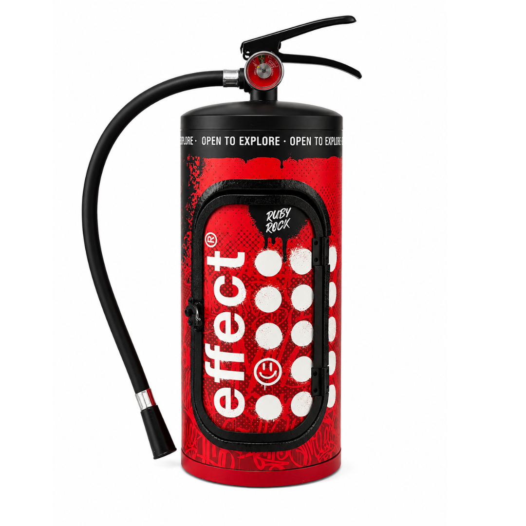 effect® Fire Extinguisher RUBY ROCK mit 9MILE Vodka