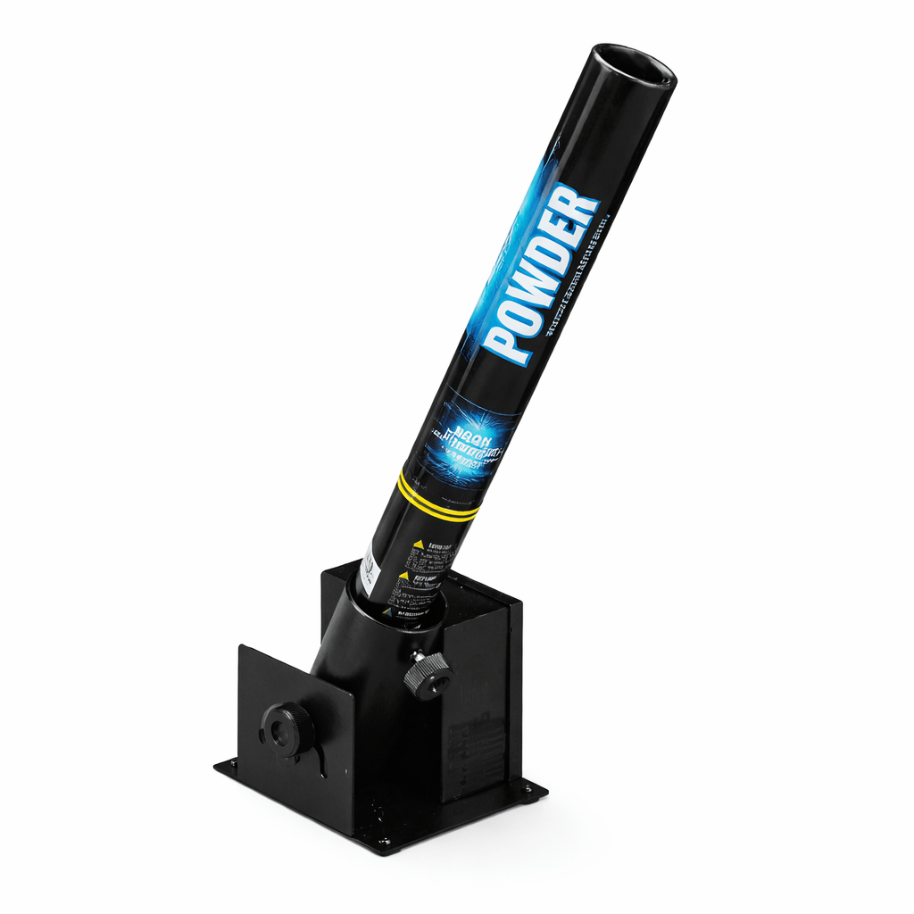 Elektrische Pulverkanone 40 cm Blau - FestivalStuff