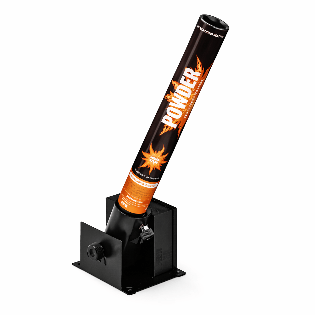 Elektrische Pulverkanone 40 cm Orange - FestivalStuff