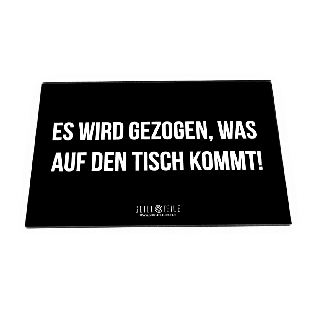 Es wird gezogen - Ziehunterlage - FestivalStuff