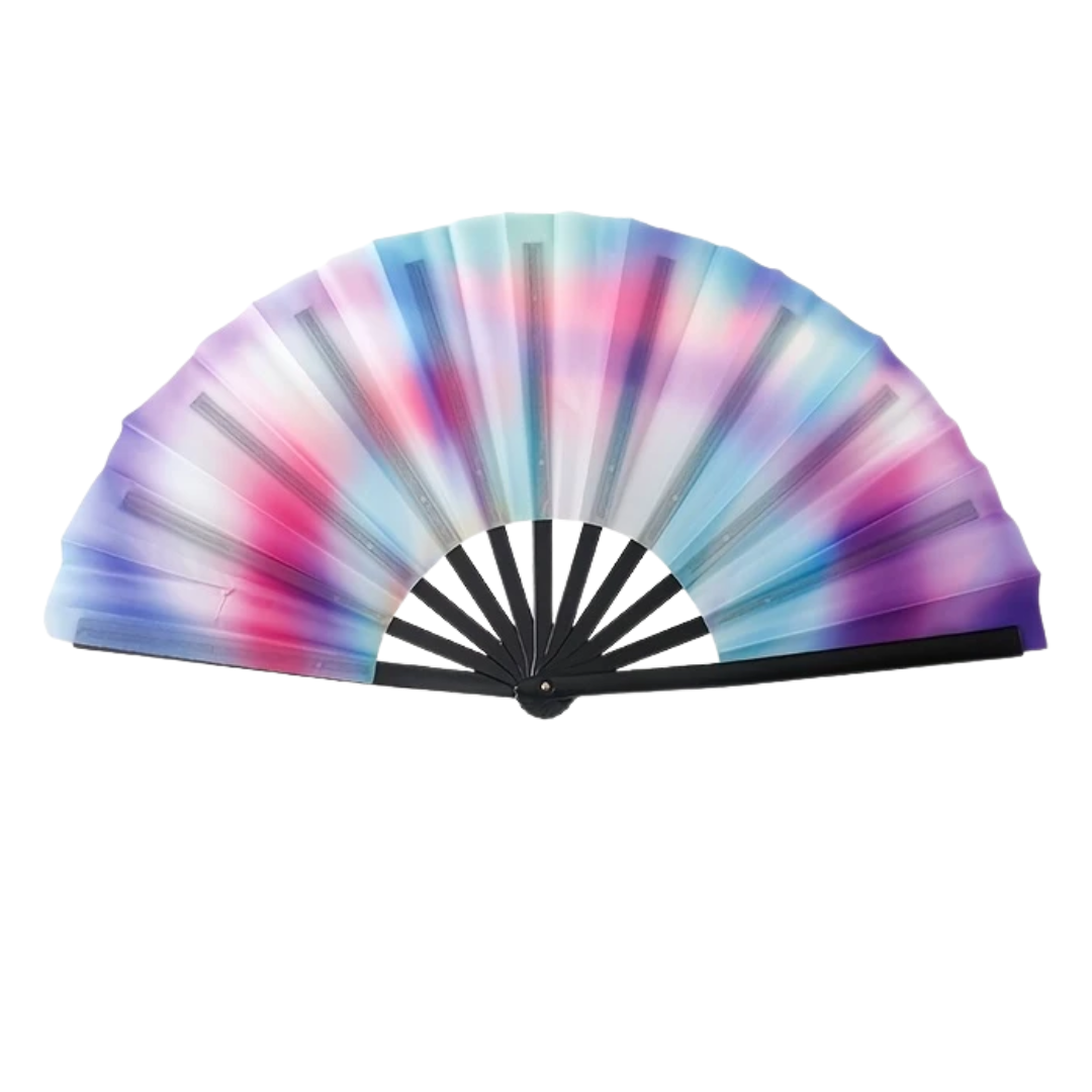 Fächer Lila Farbverlauf 64cm - FestivalStuff