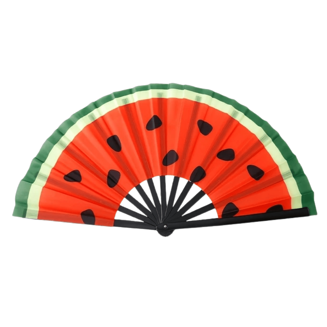Fächer Red Melon 64cm - FestivalStuff
