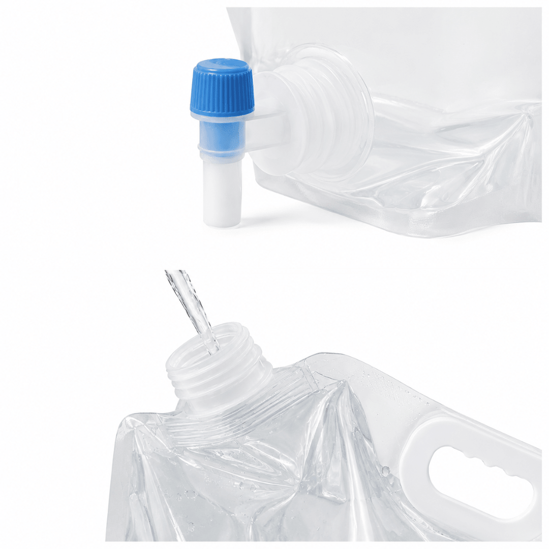 Faltbarer Wasserkanister 10 Liter mit Hahn - FestivalStuff