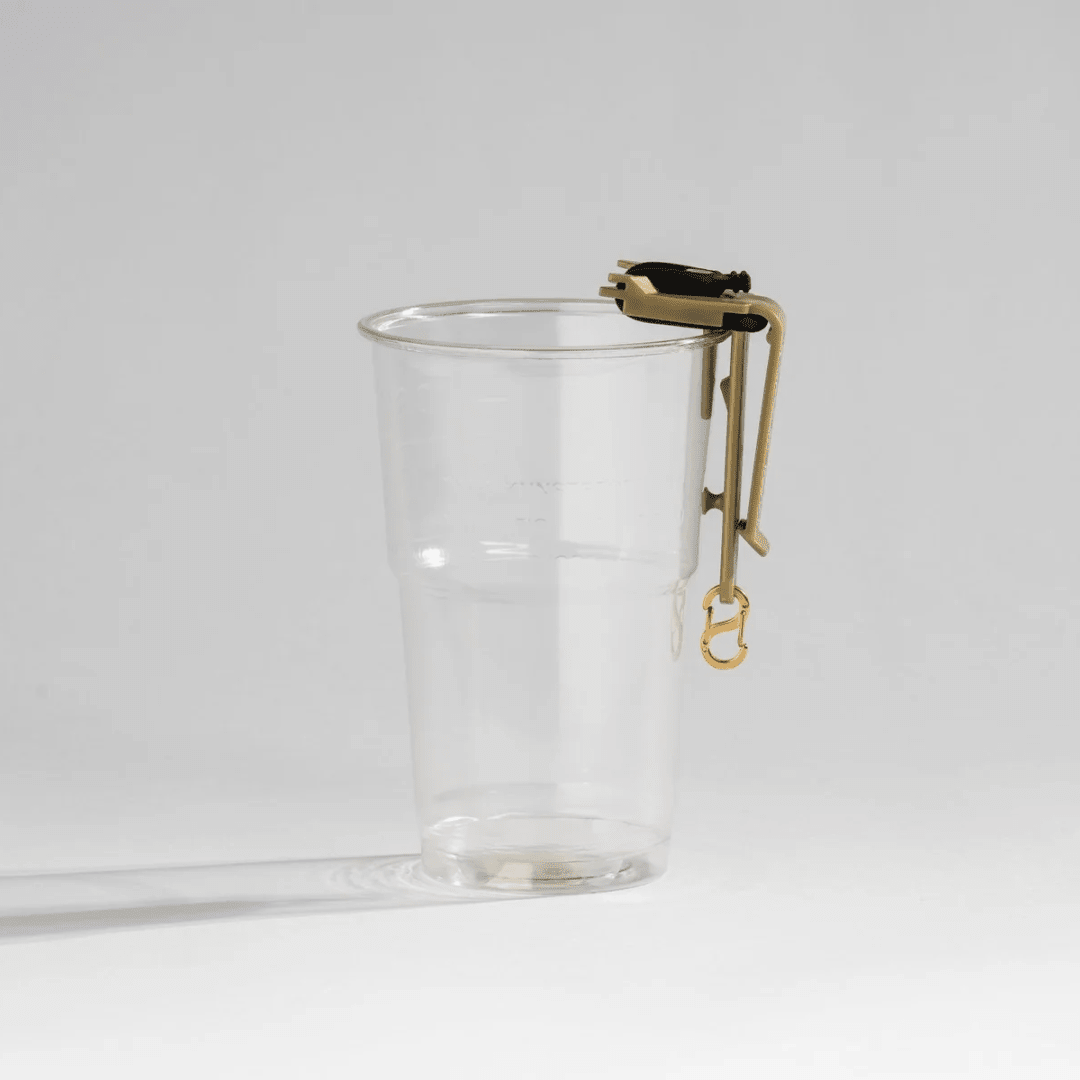Festival Becher - & Flaschenhalter Gold - FestivalStuff
