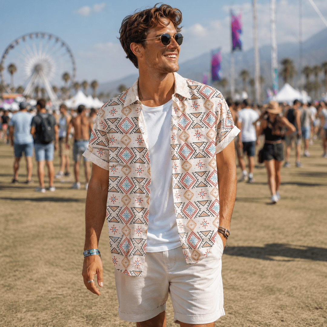 Festival Hemd Herren Desert Vibes - FestivalStuff