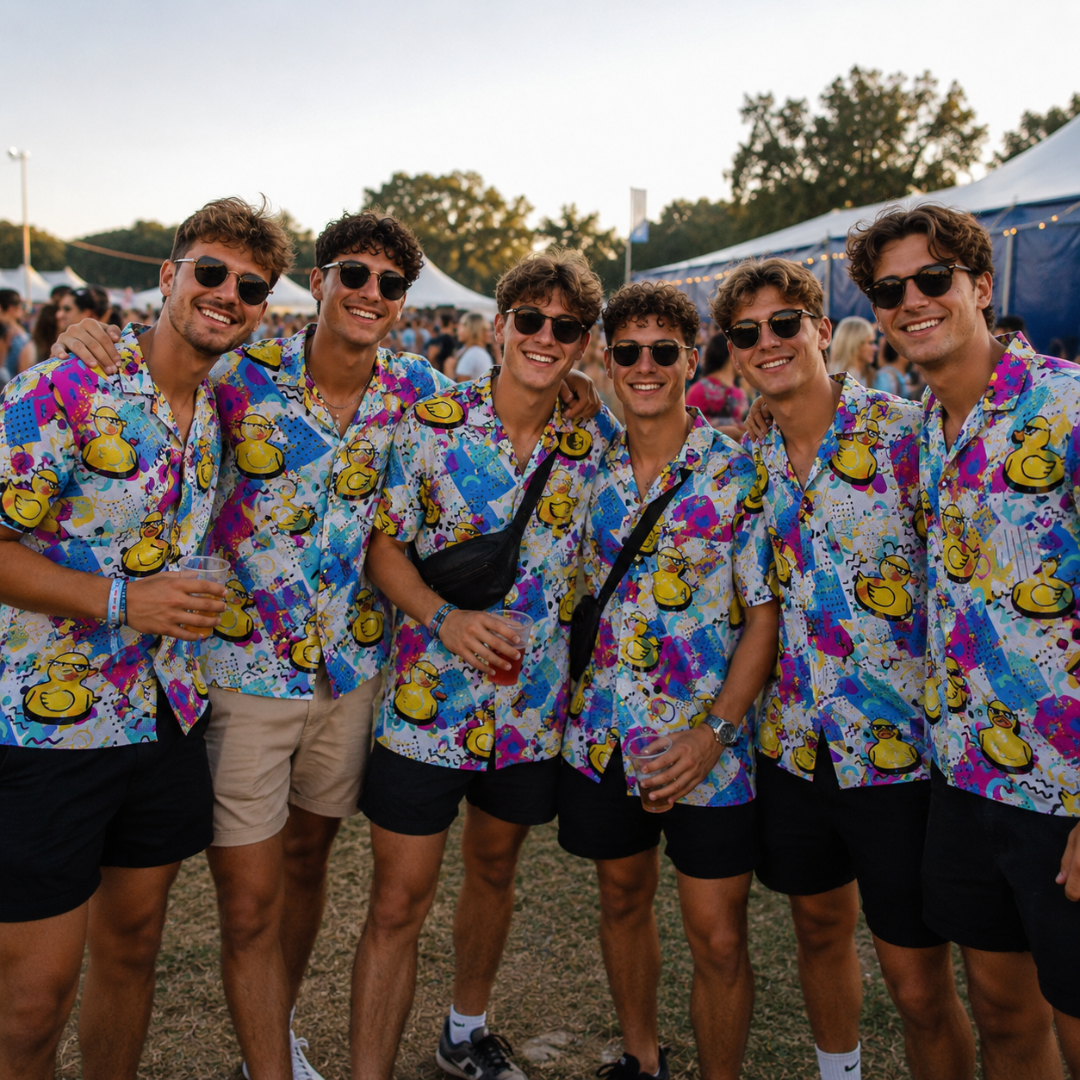 Festival Hemd Herren Duck Party - FestivalStuff