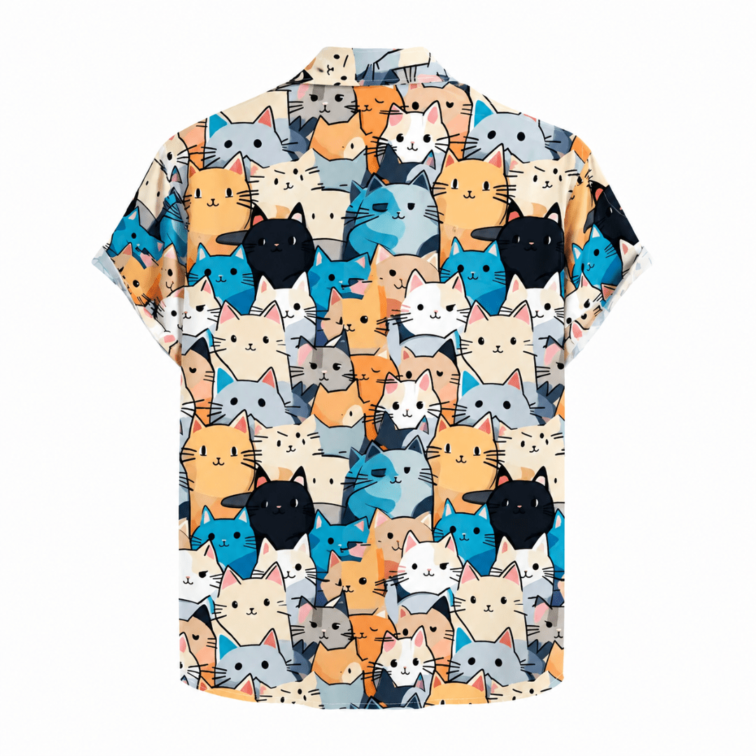 Festival Hemd Herren Kitty Vibes - FestivalStuff