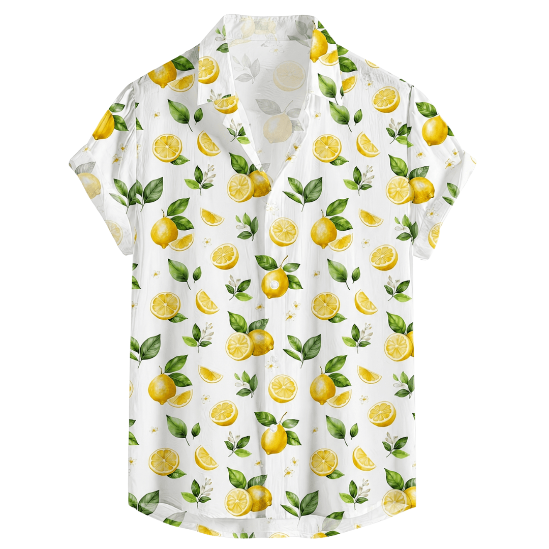 Festival Hemd Herren Lemon Splash - FestivalStuff