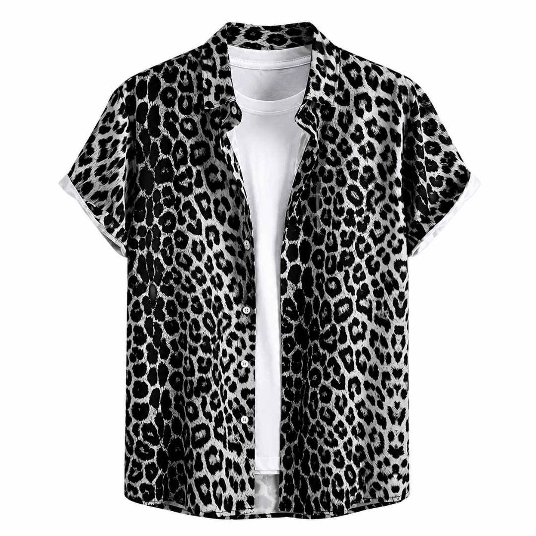 Festival Hemd Herren Leo Grau - FestivalStuff