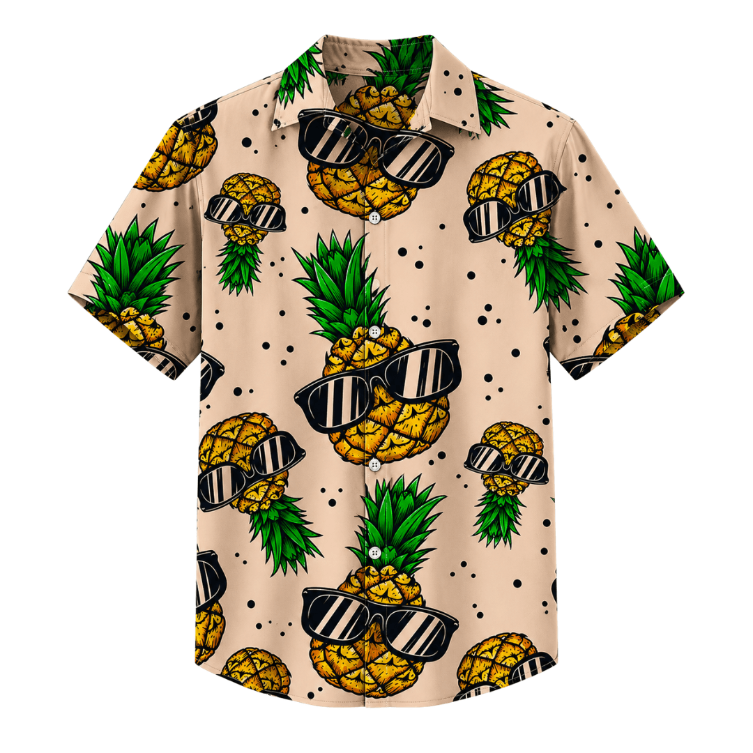 Festival Hemd Herren Pineapple Shades - FestivalStuff