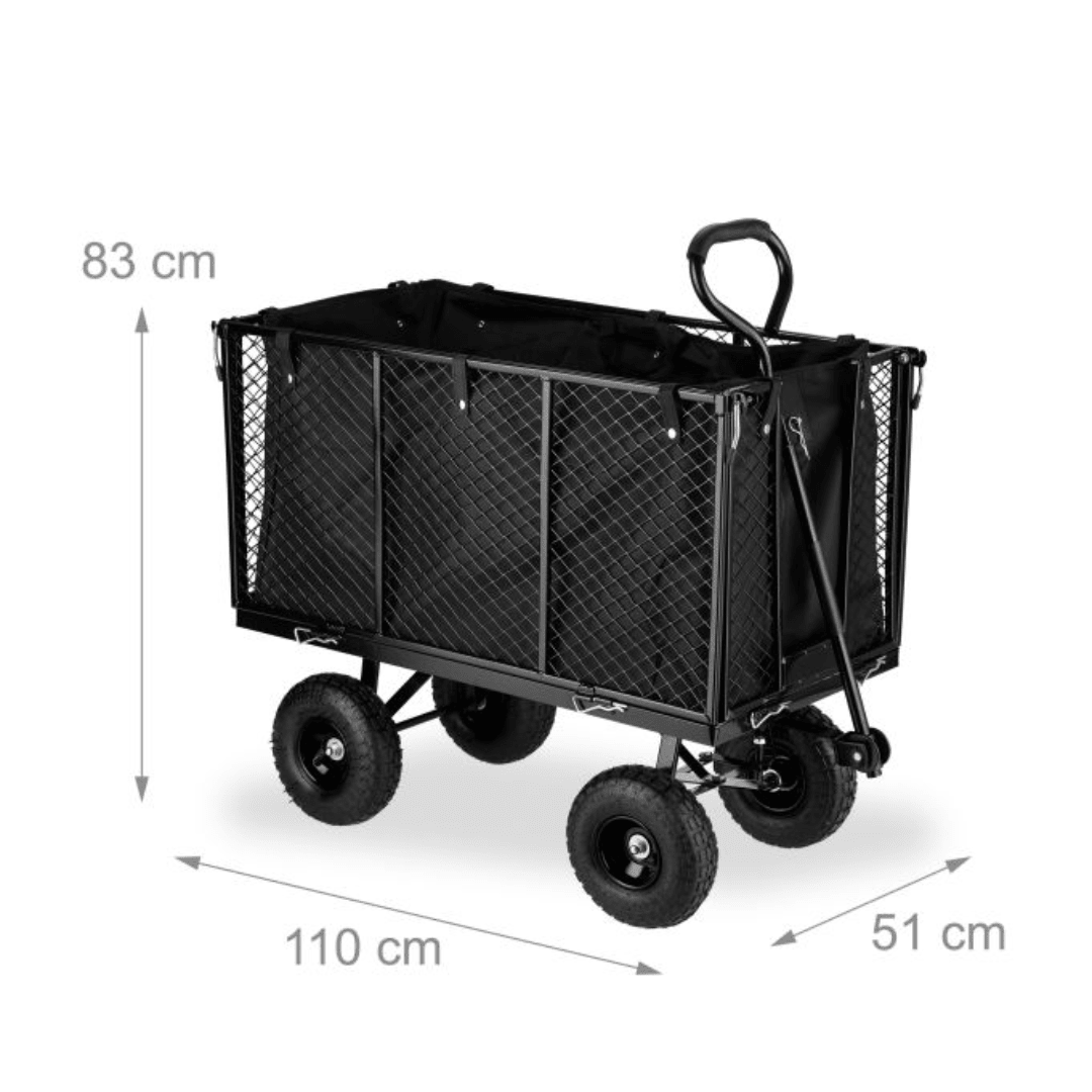 Festival Lastenwagen Hoch mit Luftreifen - FestivalStuff
