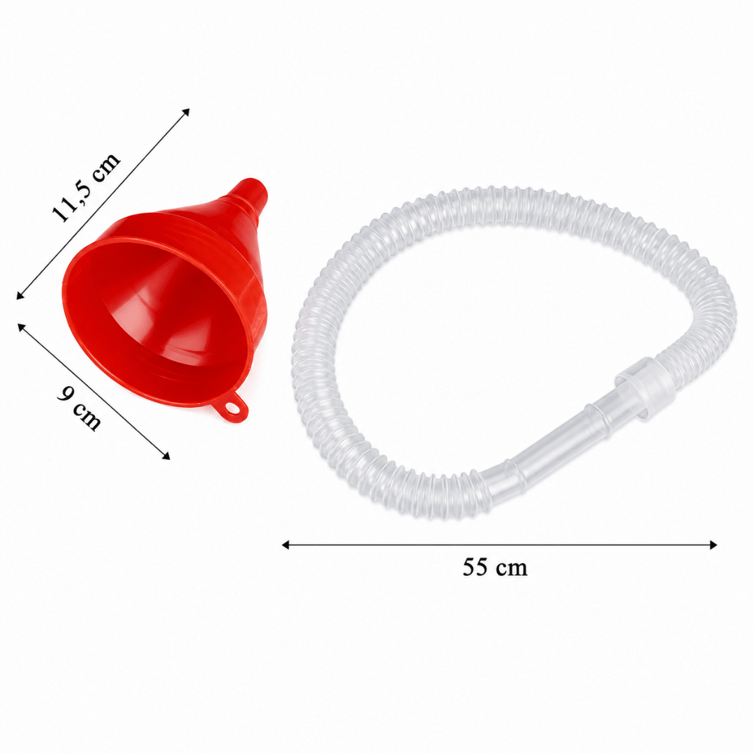 Festival Mini Trichter mit Schlauch Rot - FestivalStuff