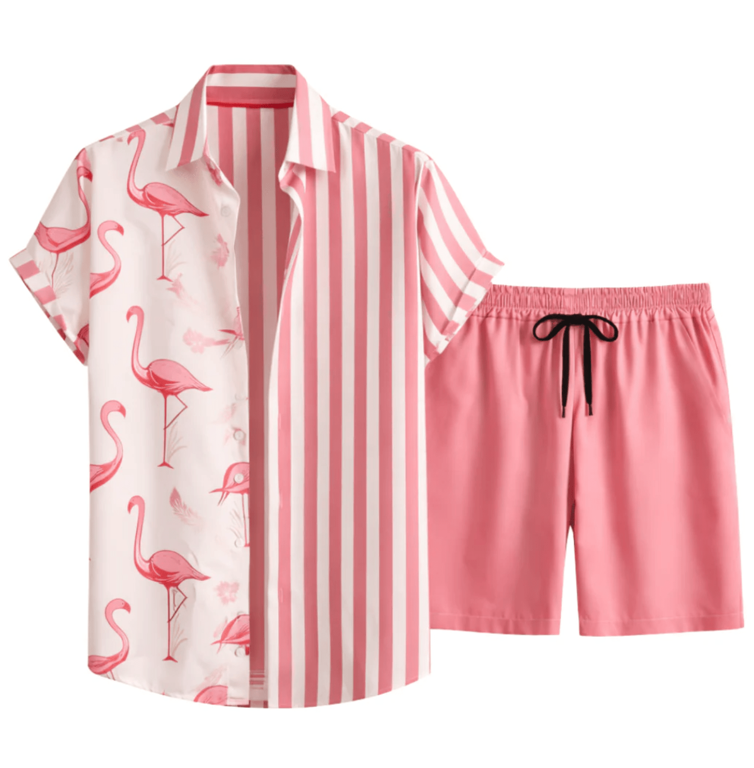 Festival Outfit 2 - teilig Flamingo Rosa - FestivalStuff