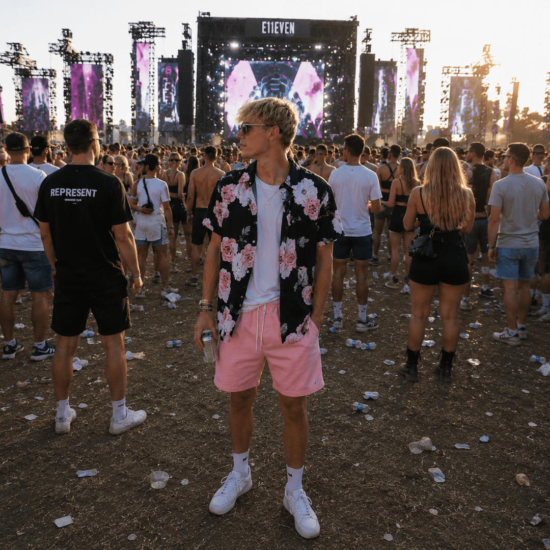 Festival Outfit 2 - teilig – Rose Noir - FestivalStuff