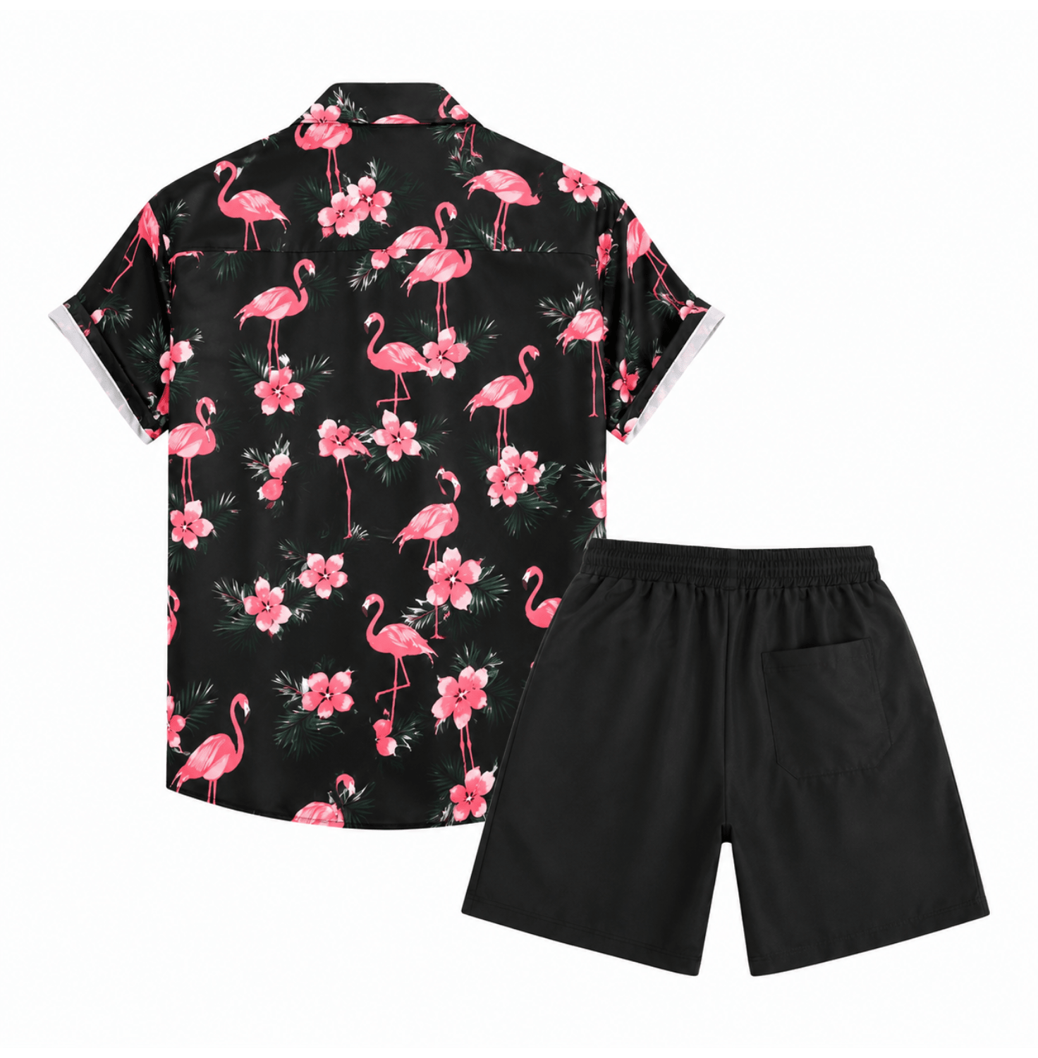 Festival Outfit Black Flamingo 2 - teilig - FestivalStuff