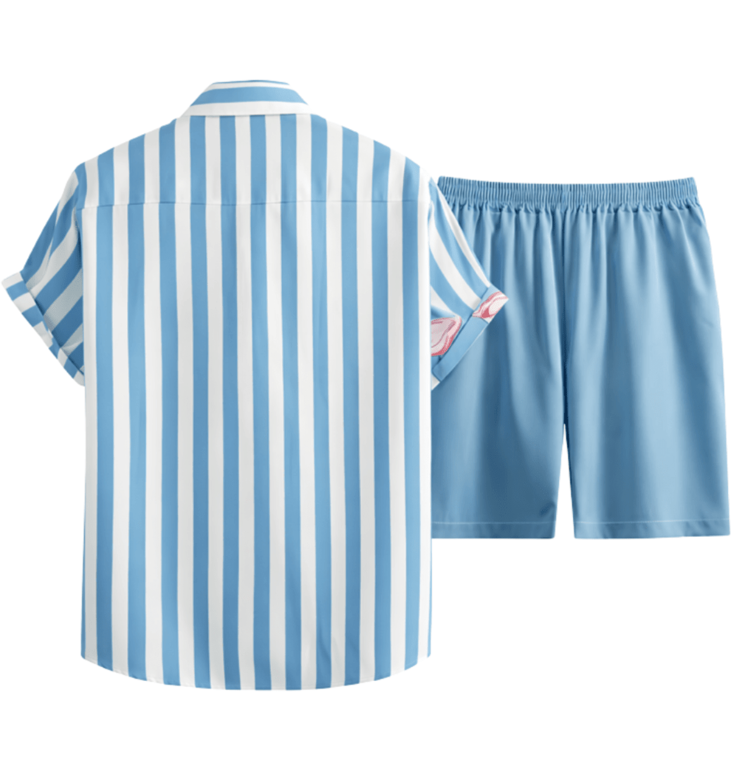 Festival Outfit Flamingo 2 - teiliges Blau - FestivalStuff