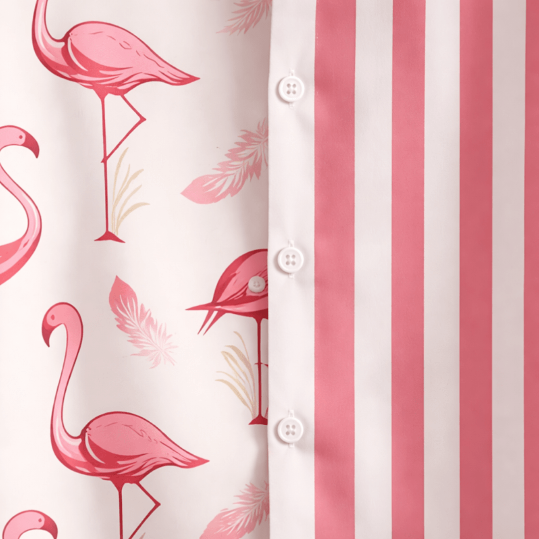 Festival Outfit Flamingo 2 - teiliges Rosa - FestivalStuff