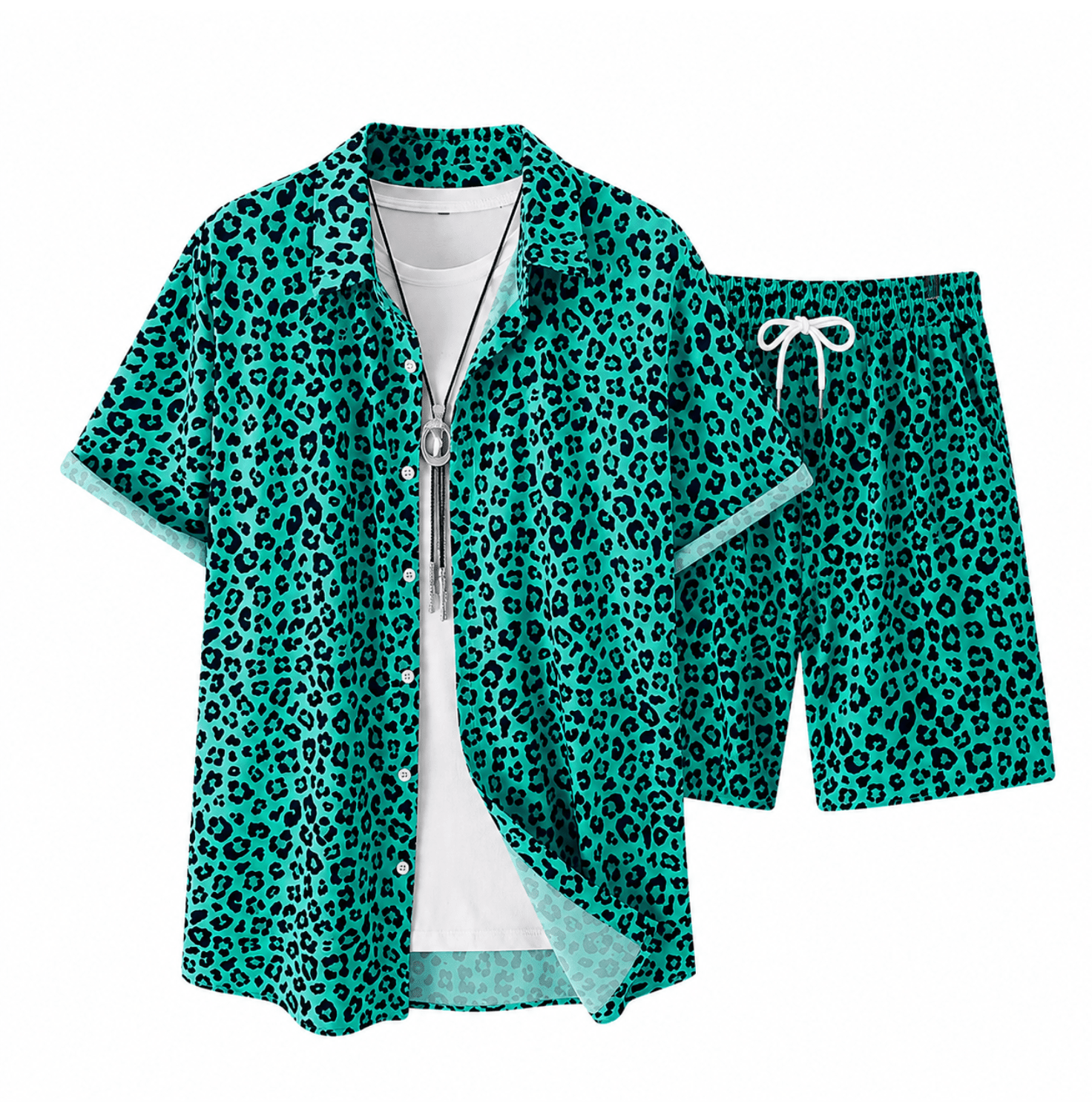 Festival Outfit Neo Leo Aqua 2 - teilig - FestivalStuff