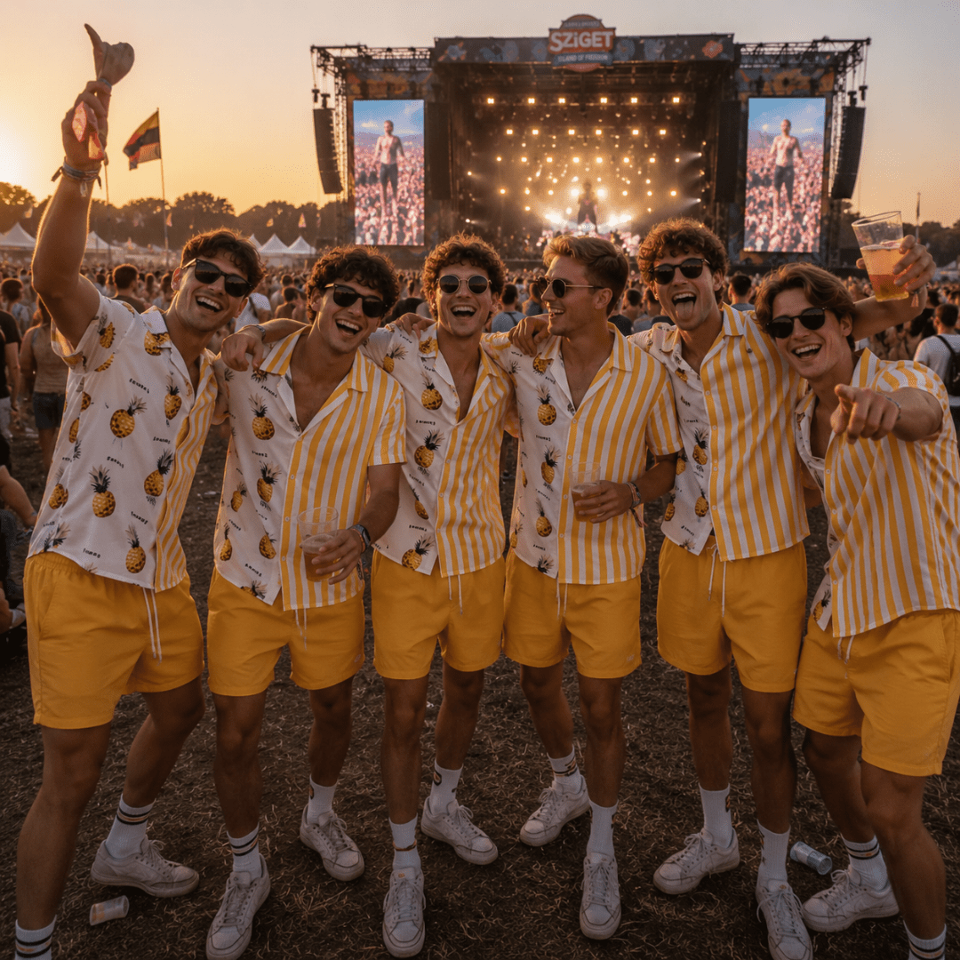 Festival Outfit Pineapple Vibes 2 - teilig - FestivalStuff