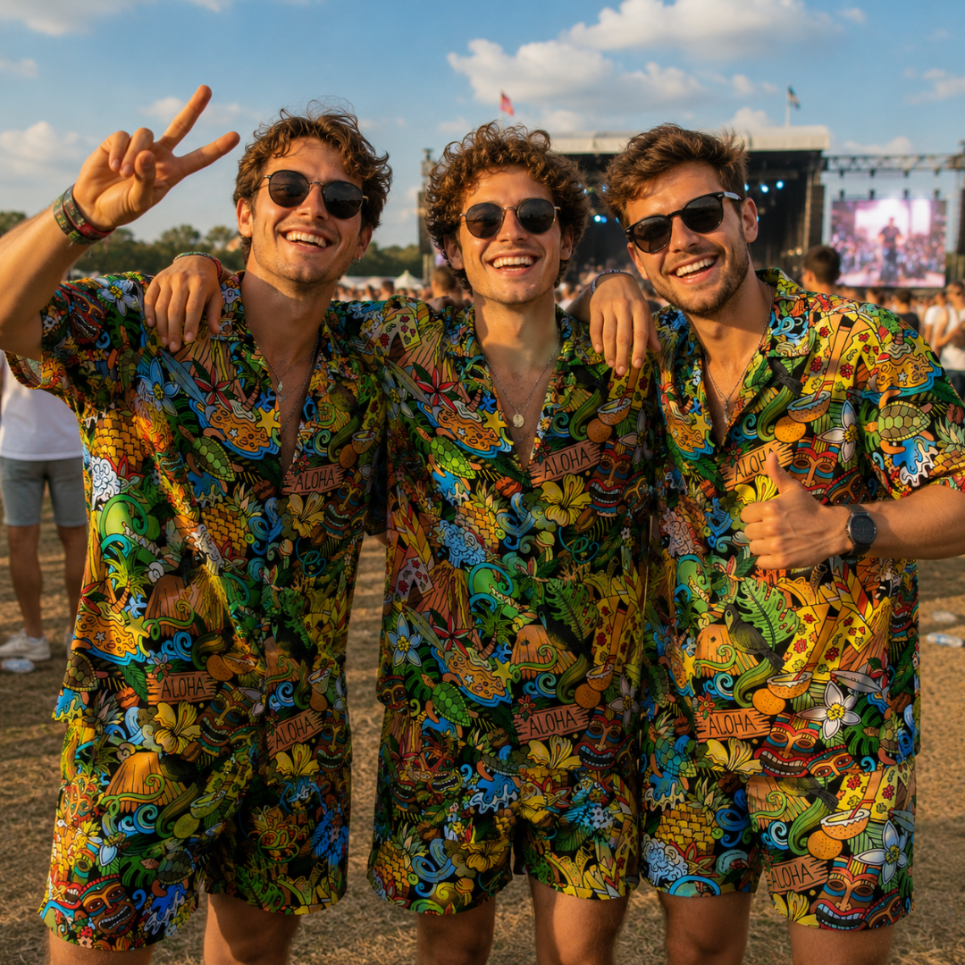 Festival Outfit Tropical Aloha 2 - teilig - FestivalStuff