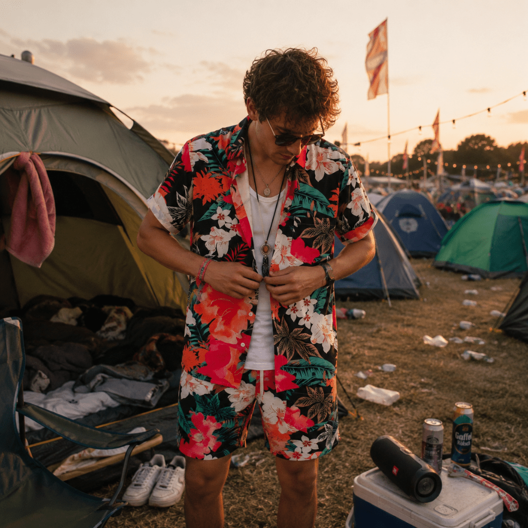 Festival Outfit Tropical Sunset 2 - teilig - FestivalStuff