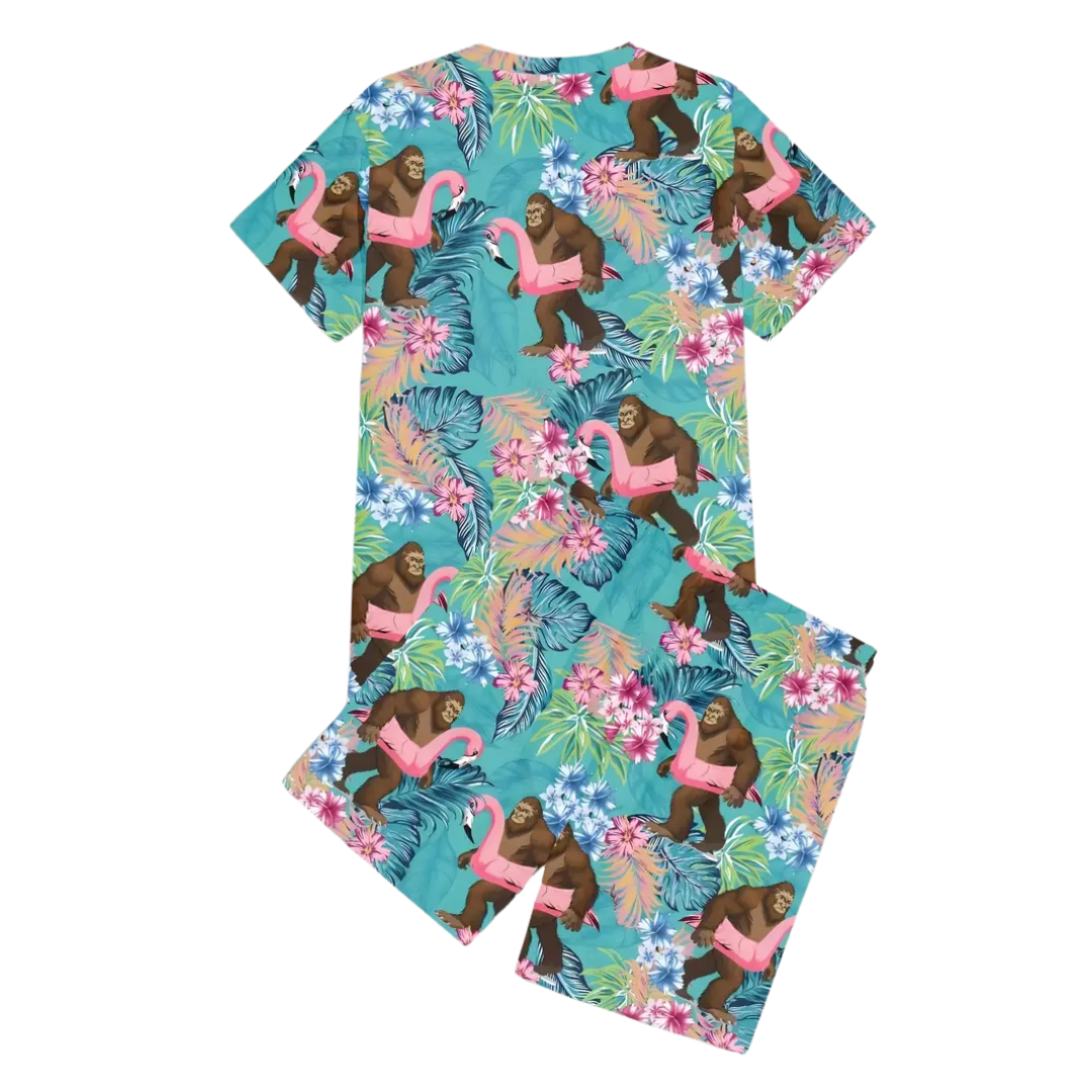Festival T-Shirt Outfit Beach Monkey 2 - teilig - FestivalStuff