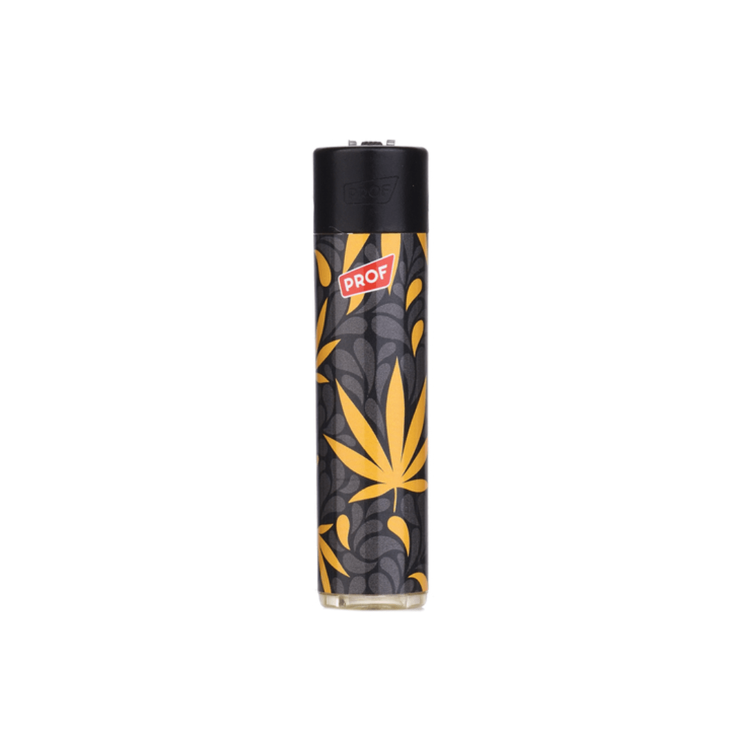 Feuerzeug Cana Leaf Gelb - FestivalStuff