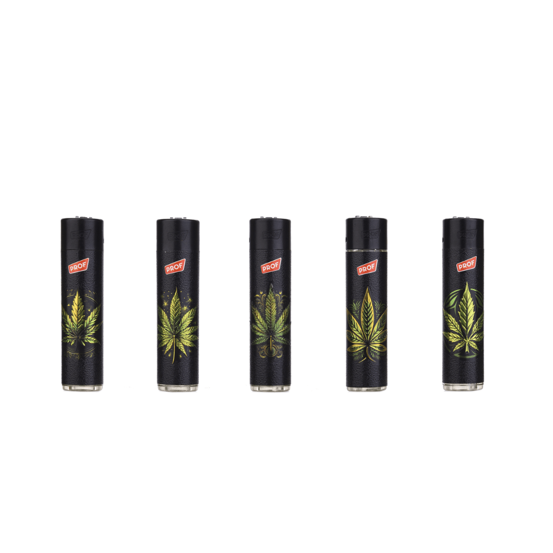 Feuerzeug Cana Leaf Metallic - FestivalStuff