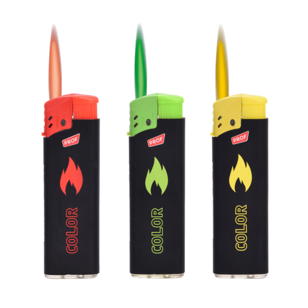 Feuerzeug farbliche Flamme - FestivalStuff