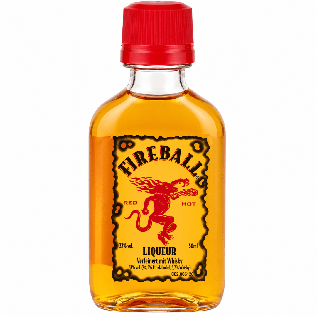 Fireball Whisky Zimt Likör Mini PET 12× 0,05 l - FestivalStuff